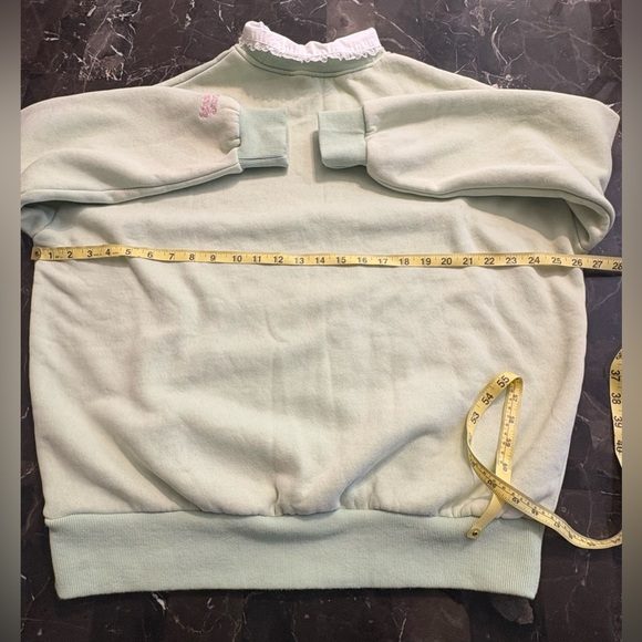 Dolls Kill Strawberry Shortcake Sweatshirt with lace & embroidery details. - Picture 5 of 16